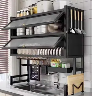 Best Quality 1 Layer Over The Sink With Glass Acrylic Cover Size 65cm