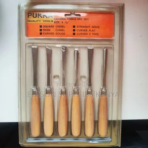 Pukka Chisels Wood Carving Set 6pcs Detail Woodworking Craft Furniture