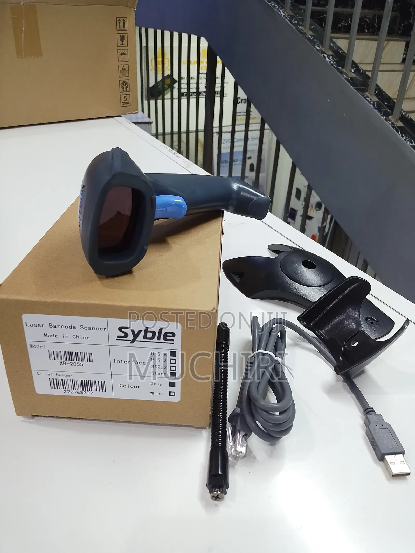 Top-Xb-2055 Barcode Scanner Handheld 1d Barcode Scanner