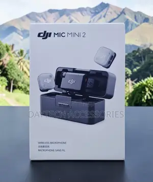 Dji Mic Mini 2 (2 Tx + 1 Standard Rx + Charging Case) Wireless Mic.