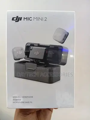 Dji Mic Mini 2 (1 Rx Mobile + 2 Tx) Wireless Microphone.