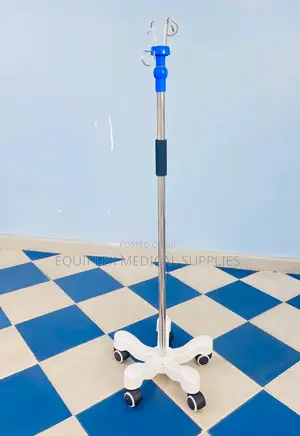 Medical Grade Drip Stand With Hooks