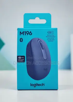 Logitech M196 Wireless Bluetooth Mouse - Black/White