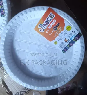 25pcs Plastic Disposable Plastic Plates