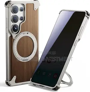 Samsung Galaxy S26 Ultra Magnetic Wood Aluminum Stylish Case Cover