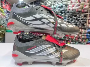 Adidas Predator Spine Grey and Red With Tongue