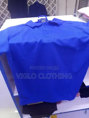 Plain Dark Blue Poloshirts
