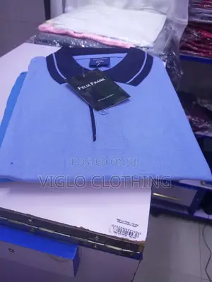 Body Blue Collar Black Poloshirts