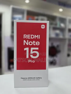 New Xiaomi Redmi Note 15 Pro 256 GB Black