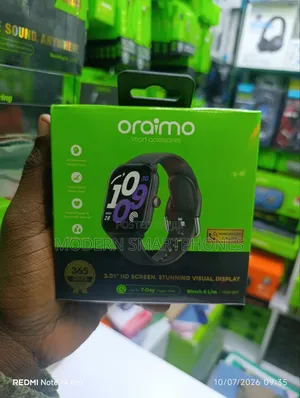 Oraimo Watch 6 Lite 2.01'' Smart Watch With Cool Ui Interface