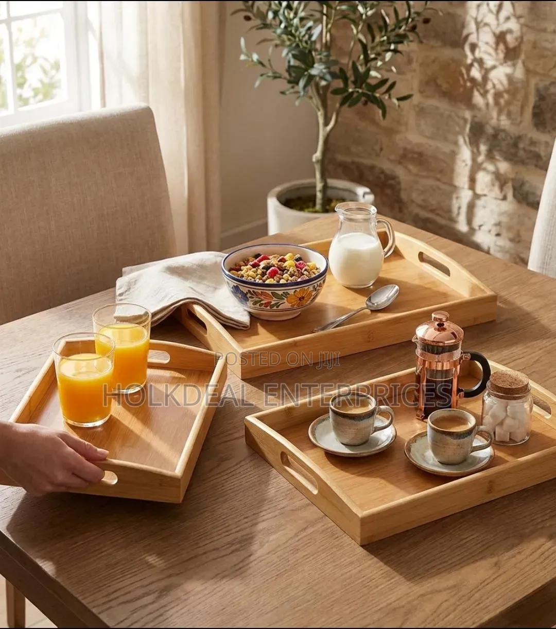 3 Pc's Serving Tray