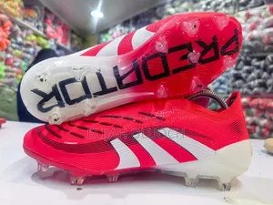 Adidas Predator Elite Fg Football Boots "Lucid Red" Colorway