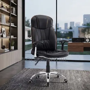 Office Chairs; Recliner Leather High Contoured Back Chairs