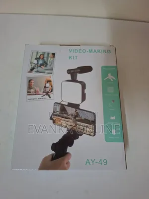 Ay-49 Video Making Kit With Microphone and Led