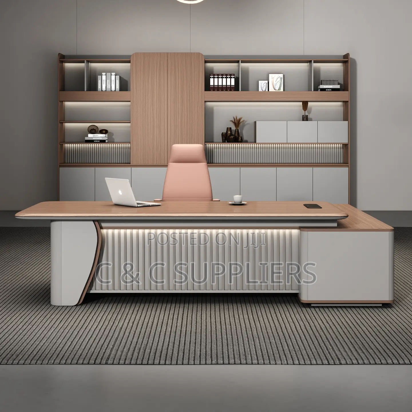 Ceo L-Shaped Office Table-2.2m