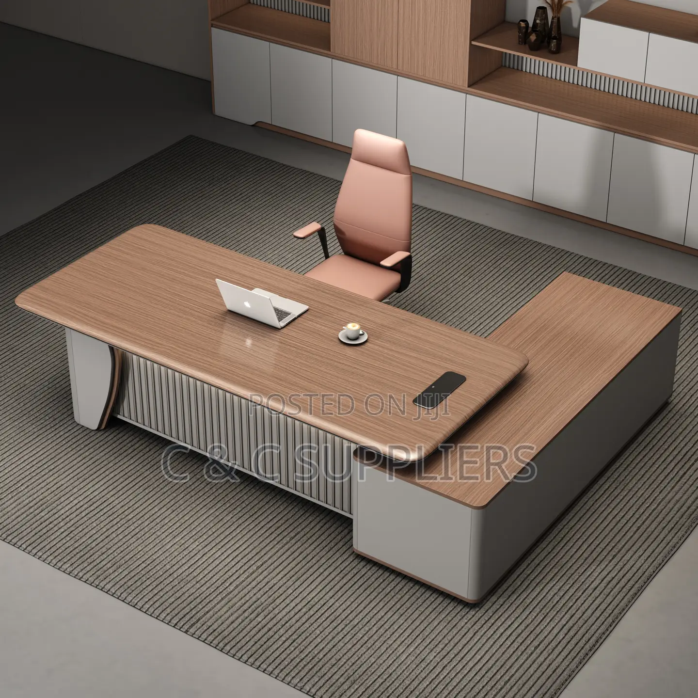 Ceo L-Shaped Office Table-2.2m