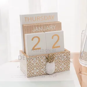 Luxury Wooden Block Calendar_ex
