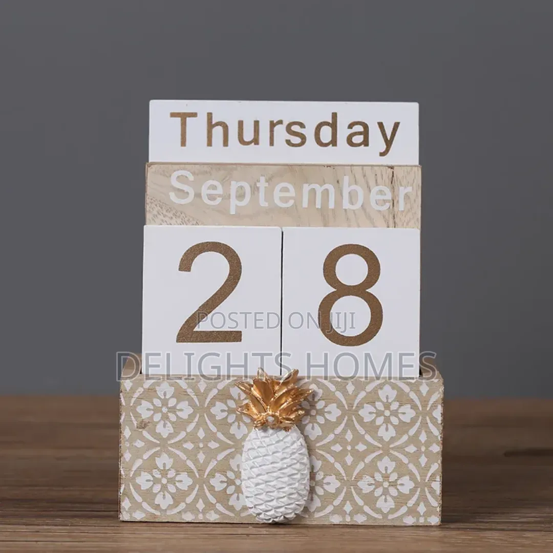 Luxury Wooden Block Calendar_ex