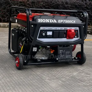 Honda 7.5kva Petrol Generator Keystart With Wheels and Handle