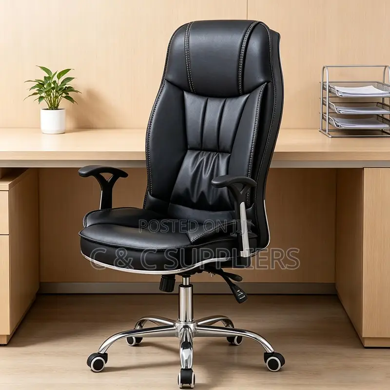 Leather High Back Generic Secretary Chair