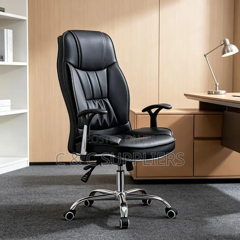 Leather High Back Generic Secretary Chair