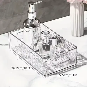Clear Kitchen Storage Organizer - Durable Fridge Pantry Bin