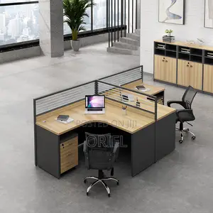 Office Workstation : 2-Way T-Shaped Modular Workstation