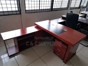Managerial Mahogany Work Desk-1600mm