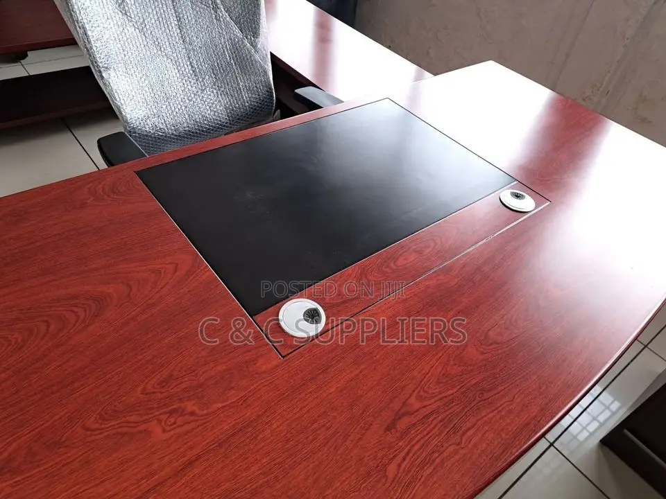 Managerial Mahogany Work Desk-1600mm