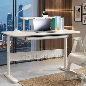 Office Desk; Hand Crank Manual Height Adjustable Office Computer Desk