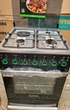 Syinix 60x60 3+1 Standing Cooker,Bring Professional Cooking Home
