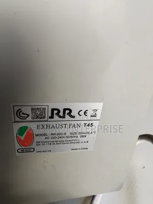 6" Plastic Exhaust Fan