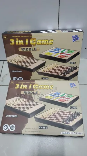 Chess 3 in 1 , Draughts (Checkers) £Ludo