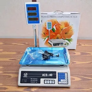 Quality Acs 40 40kg Led Digital Weighing Scale for Shop and Market Use
