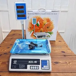 Easy Cleaning Acs 40 Upto 40kgs Computerized Electronic Weight Scale