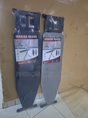 Large Plain Black and Grey Ironing Boards