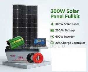 Kitali 300w Fullkit Solar Power System With 200ah Battery Complete