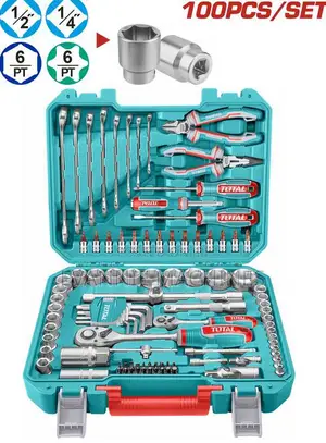 Total Thkthp21006 100 PCS Tools Set