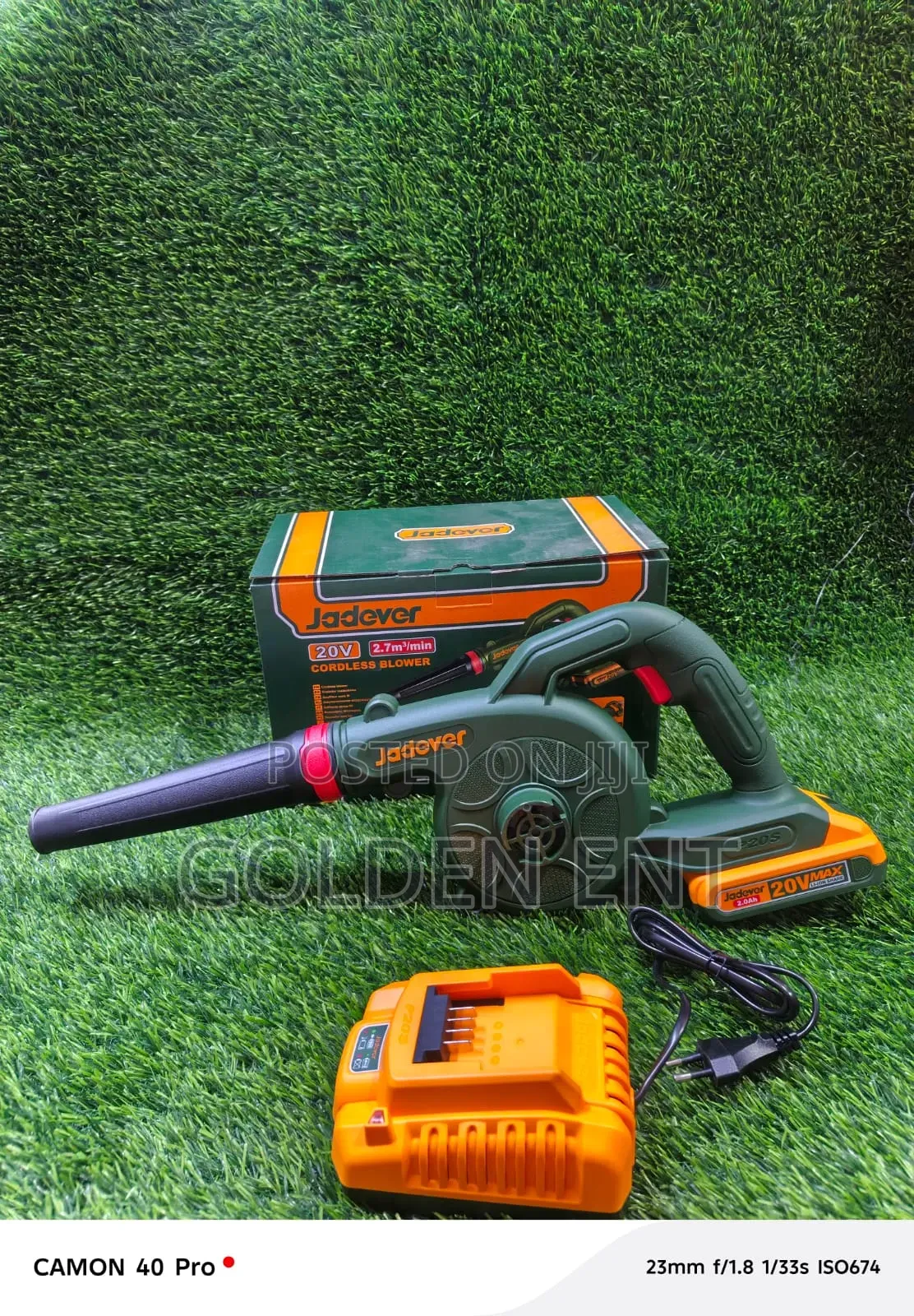 Jadever Cordless Blower/ 20v Cordless Blower