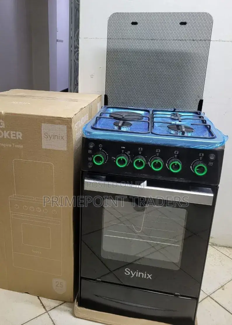 Syinix 50×50 Standing Cooker – Stylish, Reliable Efficient