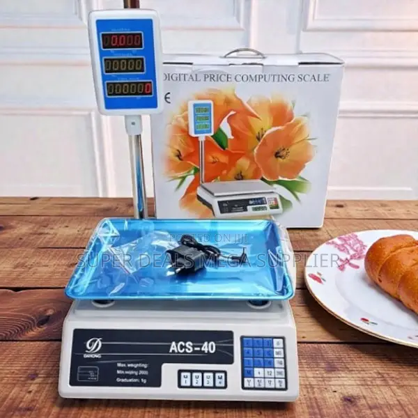 High Precision Acs 40 Upto 40kgs Computerized Electronic Weight Scale