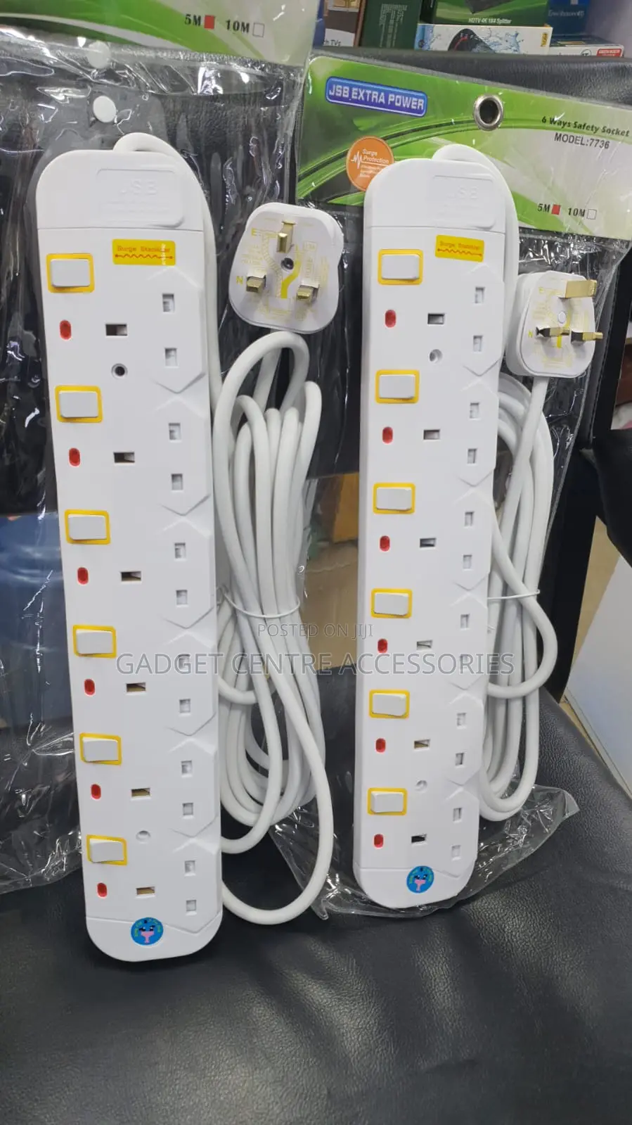 JSB Extension 6 Ports With Surge Protector