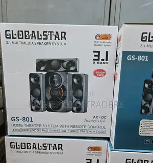 Globalstar 3.1ch Home Theater With Woofer Remote Control