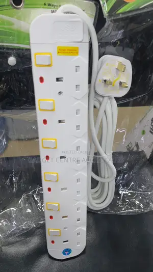 JSB Extension 6 Ports With Surge Protector