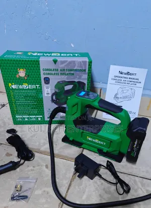 Portable Cordless Air Compressor/ Rechargeable Inflator Machine 120psi