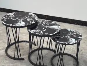 3 in 1 Executive Table (Glass Effect)