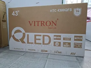 Vitron 43 Inch Qled Smart Tv 4300qfs Full Hd 1080p