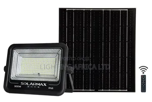 500 Watts Solarmax Floodlight 12 HRS Light Remote Controlled