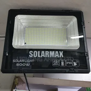 500 Watts Solarmax Floodlight 12 HRS Light Remote Controlled