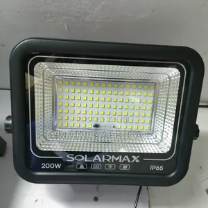 200 Watts Original Solar Floodlight 11hrs Light With Wall Bracket